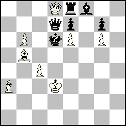 Rd3 Pa3 Pb6 Pc4 Pe6 Pg6 Dd8 Fb5 + Rd6 Pe7 Pg7 Dd7 Te8 Ff8