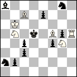 Rb6 Th5 Fc7 Ff5 Cb5 Cg4 + Rd5 Pb2 Pc4 Pc3 Pe7 Pf4 Pg5 Fa8 Ca2 Cg8