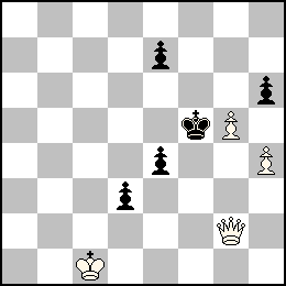 Rc1 Pg5 Ph4 Dg2 + Rf5 Pd3 Pe7 Pe4 Ph6