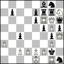 Re1 Pa3 Pc2 Pd2 Pe2 Pf2 Pg5 Pg3 Dg6 Dh4 Tf6 Tg1 Ch7 + Rg2 Pb7 Pc4 Pe7 Pe6 Pf5 Pg4 Ph5 Dh6 Tf7 Tg7 Ff8 Cg8 Ch1