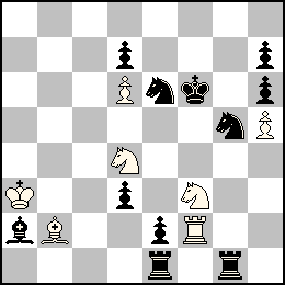 Ra3 Pd6 Ph5 Tf2 Fb2 Cd4 Cf3 + Rf6 Pd7 Pd3 Pe2 Ph7 Ph6 Te1 Tg1 Fa2 Ce6 Cg5