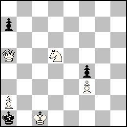 Rc1 Pa2 Pf3 Da5 Cd5 + Ra1 Pa7 Pf4