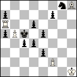 Rh1 Pb5 Pf2 Ta6 Fh8 + Rc5 Pa7 Pa5 Pc4 Pd6 Pd4 Pe5 Pe3 Pf7 Cg8