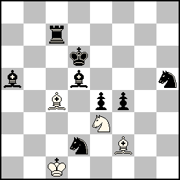 Rc1 Fc4 Ff2 Ce3 + Rd6 Pe4 Pf4 Tc7 Fa5 Fd5 Cd2 Ch5
