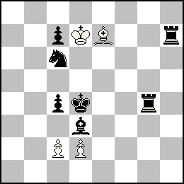 Rd7 Pc2 Pd2 Fe7 + Rd4 Pc7 Pc4 Tg4 Th7 Fd3 Cc6