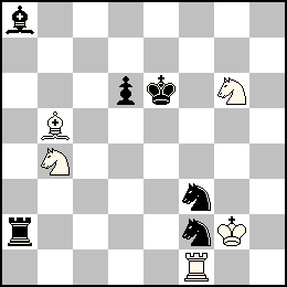 Rg2 Tf1 Fb5 Cb4 Cg6 + Re6 Pd6 Ta2 Fa8 Cf3 Cf2