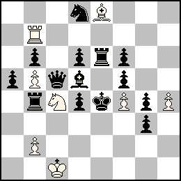Rc1 Pb5 Pb2 Pf4 Ph4 Tb7 Fe8 Cc4 + Re4 Pa5 Pb6 Pd6 Pd4 Pf6 Pf5 Pg4 Pg3 Dc5 Tb4 Te6 Fd5 Cd8