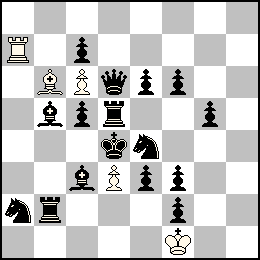Rf1 Pc6 Pd3 Ta7 Fb6 + Rd4 Pc7 Pc5 Pe6 Pe3 Pf6 Pf3 Pf2 Pg5 Dd6 Tb2 Td5 Fb5 Fc3 Ca2 Ce4