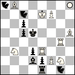 Re7 Pf7 Pf2 Te3 Tg4 Fb8 Fh5 Cb3 Cg2 Ih8 + Rd5 Pc6 Pc5 Pd3 Pe2 Te1 Fd2 Na8 Nc7 Ng1