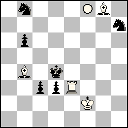 Rf2 Te3 Fb4 Fg8 If8 + Rd4 Pb6 Pc3 Pd3 Cb8 Ch7