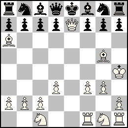 Rh4 Pa2 Pb2 Pc2 Pd3 Pf3 Pg3 Ph2 De7 Tf1 Th1 Fa6 Fg5 Cc1 Cg1 + Re8 Pa7 Pb7 Pc7 Pd7 Pf7 Pg7 Ph7 Dd8 Ta8 Th8 Fc8 Ff8 Cb8 Cg8