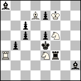 Rf7 Ta3 Fd7 Ce3 Cf5 + Re4 Pb4 Pc6 Pc5 Pe7 Pe5 Tf3 Fa8 Fh2