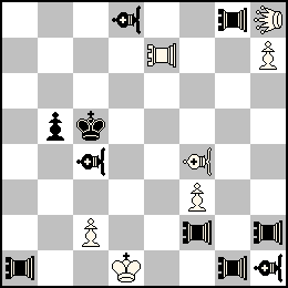 Rd1 Pc2 Pf3 Ph7 Ye7 Lf4 Uh8 + Rc5 Pb5 Ya1 Yf2 Yg8 Yg1 Yh2 Lc4 Ld8 Lh1