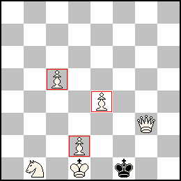 Rd1 Pc5 Pd2 Pe4 Dg3 Cb1 + Rf1