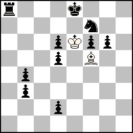 Re6 Ff5 + Re8 Pb4 Pb3 Pd6 Pd5 Pd2 Pf6 Pg6 Ta8 Cf7