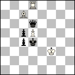 Rf3 Pd5 Td8 Fc7 + Rd4 Pc5 Pc4 Dd6