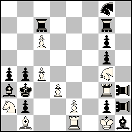 Rg1 Pc6 Pc4 Pd3 Pe2 Te1 Tg3 Fb1 Ca2 Gg4 + Rb3 Pa4 Pb4 Pb2 Pg6 Pg5 Pg2 Fa3 Fh1 Gg8 Yh3 Yh2 Oc7 Og7