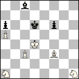 Rd4 Pa5 Pc3 Ff3 Ca1 Ch1 + Rd6 Pa6 Pf6 Fc8