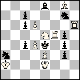 Ra2 Pd6 Pd4 Pe3 De2 Tf5 Th6 Fg8 Ce5 + Re4 Pc7 Pc6 Pc4 Pg5 Pg4 Pg3 Fe8 Ca3 Cg7