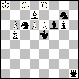 Ra8 Pb6 Pb5 Pd6 Pe6 Te8 Cc8 + Re5 Pg6 Dh1 Fd7 Ff6 Cc6 Cg7