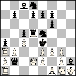 Rh1 Pa2 Pb3 Pc4 Pe3 Pe2 Pf3 Pg3 Pg2 Dd2 Ta3 Ta1 Ff1 Cg1 + Re4 Pa4 Pb7 Pc5 Pd7 Pe7 Pf7 Pf6 Db2 Td5 Fc8 Fh2 Cd8 Ce5