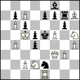 Rc5 Pb6 Pb4 Pc7 Pc2 Pf5 Pg3 Ph4 Df3 Te1 Fh7 Cd2 Ch5 + Re5 Pb7 Pc6 Pd5 Pd4 Pe7 Pf7 Pg6 Tg7 Ff8 Ce2