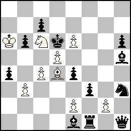 Ra6 Pb3 Pc4 Pd5 Pe6 Pe2 Pg2 Fd4 Cc6 + Rd6 Pa4 Pb6 Pc7 Pe4 Pf3 Ph6 Dh1 Tf1 Fe1 Fh5 Ch3