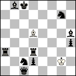 Rg2 Fd5 + Rc8 Pd2 Ph4 Dc1 Ta3 Td3 Fb8 Fh5 Cc2 Cg7