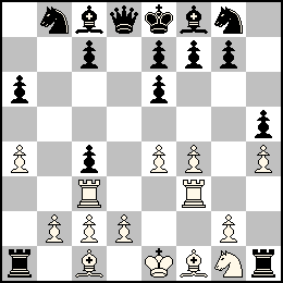Re1 Pa4 Pb2 Pc2 Pd2 Pe4 Pf4 Pg2 Ph4 Tc3 Tf3 Fc1 Ff1 Cg1 + Re8 Pa6 Pc7 Pc4 Pe7 Pe6 Pf7 Pg7 Ph5 Dd8 Ta1 Th1 Fc8 Ff8 Cb8 Cg8