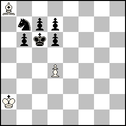 Ra2 Pd4 Fa8 + Rc6 Pb6 Pc7 Pd7 Pd6 Cb7