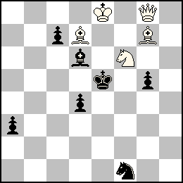 Re8 Dg8 Fd7 Fg7 Cf6 + Re5 Pa3 Pc7 Pd4 Pg5 Fd6 Cf1