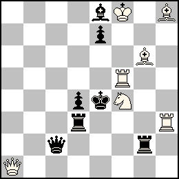 Rf8 Da1 Tf5 Th3 Fg6 Fh8 Cf4 + Re4 Pd4 Pe7 Dc2 Td3 Tg2 Fe8