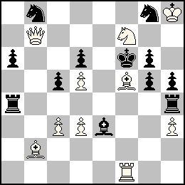 Rh8 Pc3 Pd5 Pd3 Ph3 Db7 Tf1 Fb2 Ff5 Cf7 + Rf6 Pa6 Pc5 Pd6 Pg6 Pg5 Ph5 Ta4 Th4 Fe3 Cb8 Cg8