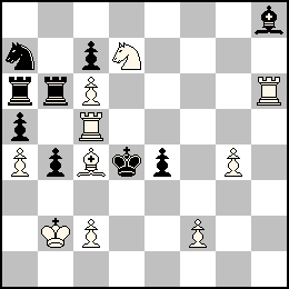 Rb2 Pa4 Pc6 Pc2 Pf2 Pg4 Tc5 Th6 Fc4 Cd7 + Rd4 Pa5 Pb4 Pc7 Pe4 Ta6 Tb6 Fh8 Ca7