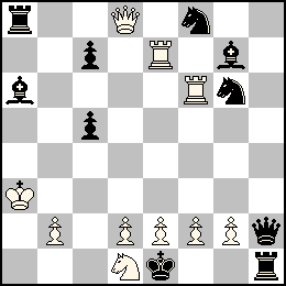 Ra3 Pb2 Pd2 Pe2 Pf2 Pg2 Dd8 Te7 Tf6 Cd1 + Re1 Pc7 Pc5 Dh2 Ta8 Th1 Fa6 Fg7 Cf8 Cg6