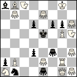 Rg8 Pb2 Pg5 Dg1 Tg2 Fb8 Ca1 Nc8 Nh5 Sb7 Se7 Se2 Sh6 Sh3 Sh1 + Re5 Pa2 Pd6 Pd3 Pf6 Pg6 Fa8 Cb1 Se1 Sf3