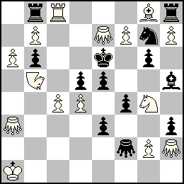 Ra1 Pa6 Pb7 Pc4 Pd4 Pf7 Pg2 Ph7 Tc8 Fg8 Cg4 Nb5 Sa3 Se7 Sh2 + Re6 Pb6 Pd5 Pe5 Pe3 Pf4 Pg6 Ph3 Tb8 Th8 Fh5 Cg7 Sf2