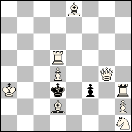 Ra3 Pd4 Ph2 Dg4 Td5 Th3 Fd2 Fe8 Ch1 + Rd3 Pf3