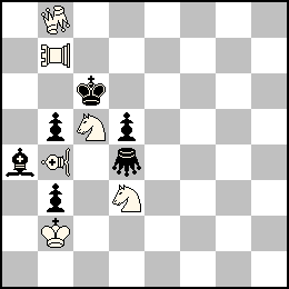 Rb2 Cc5 Cd3 Yb7 Lb4 eb8 + Rc6 Pb5 Pb3 Pd5 Fa4 Sd4