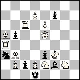 Rf3 Pb2 Pd7 Pd2 Pe6 De5 Ta4 Tc6 Fa5 Fb3 Ce2 Cg2 + Rd1 Pb5 Pc2 Pe3 Pf7 Ff2 Ca3