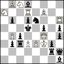Rf3 Pb4 Pd3 Pe3 Df4 Td7 Th6 Fb8 Ff7 Ca7 Cc8 + Rd5 Pb6 Pb3 Pc4 Pd6 Pf5 Pg3 Ph5 Ph4 Dh2 Tc3 Tg2 Fd8 Fh1 Ce6