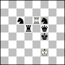 Rf2 Te6 + Rf4 Df5 Td5 Cc6 Cf6