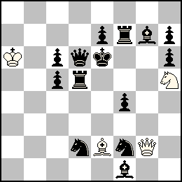 Ra6 Dg2 Fe2 Ch5 + Re6 Pc6 Pc5 Pe7 Pf4 Ph7 Ph6 Dd6 Td5 Tf7 Ff1 Fg7 Cd2 Cf2