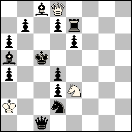 Ra2 Dd8 Ce3 + Rc5 Pa6 Pa4 Pb7 Pd7 Pd4 Pd3 Pe6 Dc1 Te7 Fa5 Fc8 Cd2