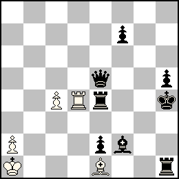 Ra1 Pa2 Pc4 Td4 Fe1 + Rh4 Pe2 Pf7 Ph5 De5 Te4 Th1 Ff2