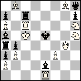 Rc5 Pa6 Pa2 Pb3 Pf3 Dg4 Tc6 Te1 Fb8 Fg8 Ch6 Ch5 + Re5 Pa7 Pa3 Pb4 Ph7 Dh8 Ta4 Tc7 Fa5 Fe2