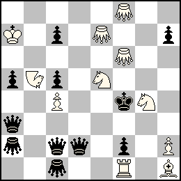 Ra7 Pc4 Ph2 Tf1 Fh1 Ce5 Cg4 Nb5 Se7 Sf8 Sf6 + Rf4 Pa5 Pc7 Pc5 Pf2 Ph7 Da3 Dc2 Dd2 Sa2 Sc1
