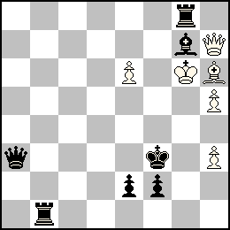 Rg6 Pe6 Ph5 Ph3 Dh7 Fh6 + Rf3 Pe2 Pf2 Da3 Tb1 Tg8 Fg7