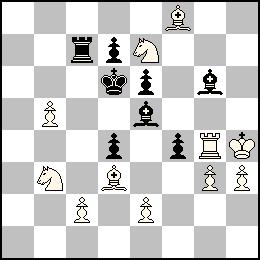 Rh4 Pb5 Pc2 Pe2 Pg3 Ph3 Tg4 Fd3 Ff8 Cb3 Ce7 + Rd6 Pd7 Pd4 Pe6 Pf4 Tc7 Fe5 Fg6