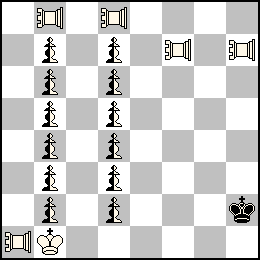 Rb1 Ya1 Yb8 Yd8 Yf7 Yh7 + Rh2 + Pb7 Pb6 Pb5 Pb4 Pb3 Pb2 Pd7 Pd6 Pd5 Pd4 Pd3 Pd2